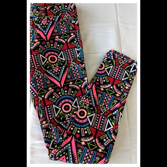 H&M Divided Women's colorful print jeans size 6 - Picture 6 of 6